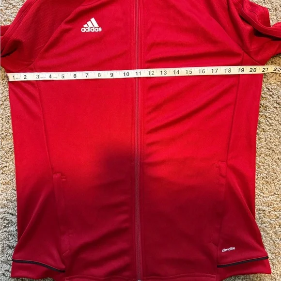 Adidas Women's Vibrant Red Jacket | Very Good Condition - Picture 9 of 10
